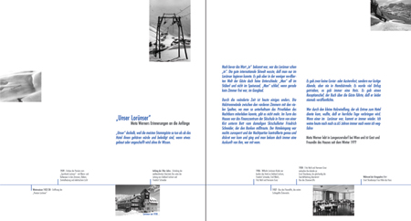 Jubiläumsbroschüre Lorünser Seite 4 und 5